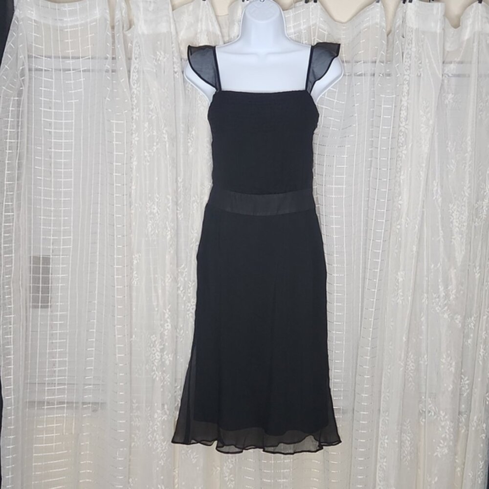 BCBGMaxAzria Black Midi Dress